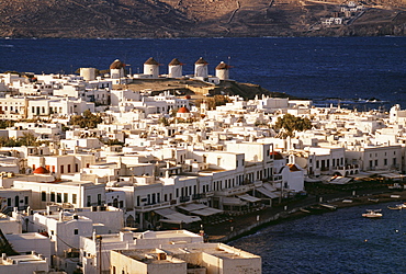 Overview Of Mykonos, Cyclades Islands, Greece