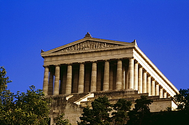 Walhalla Hall Near Regensburg, Bavaria, Germany