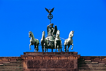 Quadriga Of Victory Atop The Brandenburg Gate, Berlin, Germany