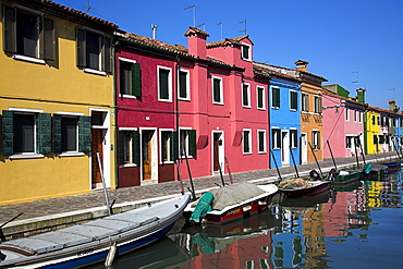 Brightly Painted Houses, Burano, Italy