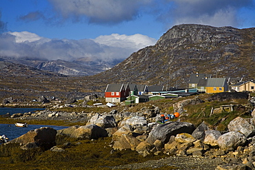 Port Of Nanortalik, Island Of Qoornoq, Province Of Kitaa, Southern Greenland, Kingdom Of Denmark