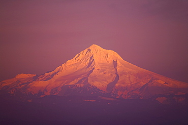 Sunset, Mount Hood, Oregon, United States Of America