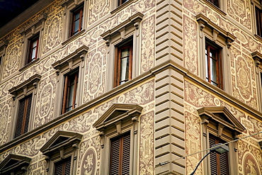 Florence, Italy, 16Th Century Palazzo With Ornate Facade