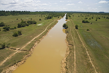 Reservoir Constructed In The 11Th Century, West Baray, Ankor, Cambodia