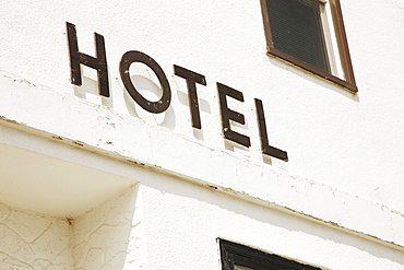 Alberta, Canada, An Old Hotel Sign