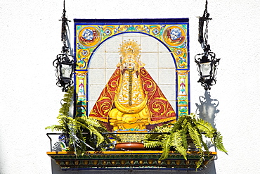 Chiclana, Andalusia, Spain, A Picture Of The Virgen De Los Remedio