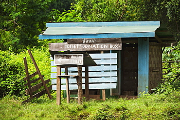 A Washroom In A Long Necked Village Called Huay Pu Keng Near Mae Hong Son, Mae Hong Son Province, Thailand