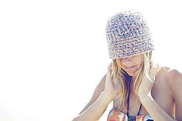 A Girl Wearing A Beanie Hat, Portugal