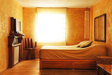 Interior Of A Bedroom, Tarifa, Cadiz, Andalusia, Spain