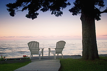 Cottage Chair At Lake Manitoba, Canada