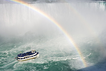 Horseshoe Falls And The Maid Of The Mist - Niagara Falls, Ontario, Canada