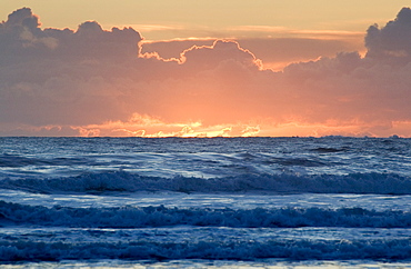 Sunset, Chesterman Beach, Tofino, Vancouver Island, Bc