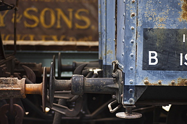 Train Cars And Rusted Clamps, Shildon, Durham, England