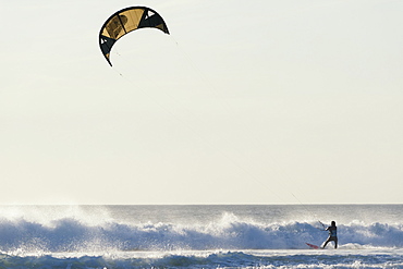 Kitesurfing, Tarifa, Cadiz, Andalusia, Spain