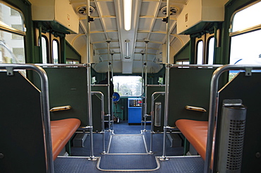 Interior Of A Cable Railway, Locarno, Ticino, Switzerland