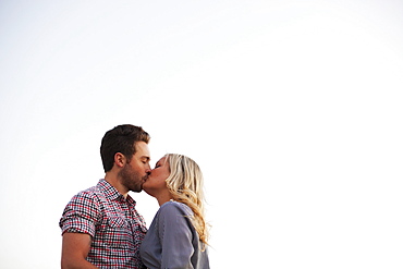 A Couple Kissing, Victoria, British Columbia, Canada