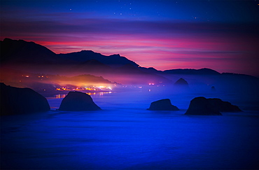 A New Day Begins On The West Coast, Cannon Beach, Oregon, United States Of America