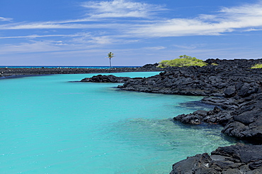 Kiholo Bay And Wainanali'i Pond, Big Island, Hawaii, United States Of America