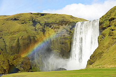 Skogafoss Waterfall, Skogar, Rangarping Eystra, Iceland