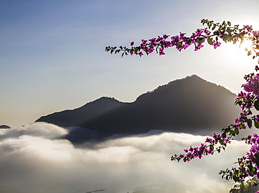 Panoramic View Of Batur Lake And Mount Agung At Sunrise From Kintamani, Bali, Indonesia