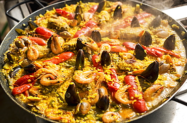 Delicious Paella, Traditional And Famous Spanish Dish, Xiamen, Fujian Province, China