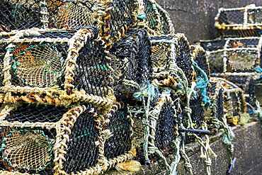 Close Up Of Lobster/Crab Traps, Clifden, County Galway, Ireland