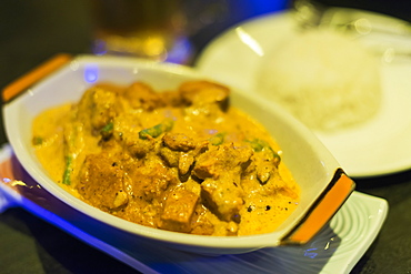 Khmer Chicken Curry From Local Restaurant, Battambang, Cambodia