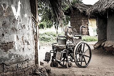 Wheelchair Outside A House, Uganda