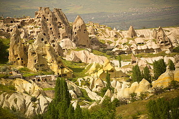 Area Around Rock Castle, Uchisar, Cappadocia, Turkey