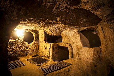 Tunnels And Caves In The Kaymakli Underground City, Kaymakli, Turkey