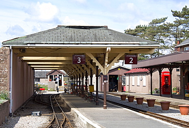 Lake District, Cumbria, England; Train Station