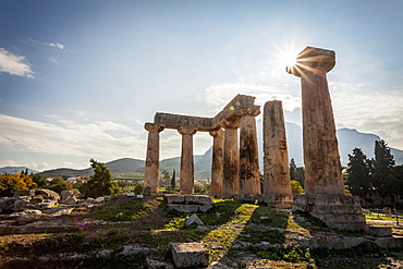 Temple Of Apollo, Corinth, Greece