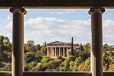 Temple Of Hephaestus, Greek Orthodox Church Of St. George Akamates, Athens, Greece