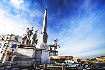 Obelisk In Palazzo Del Quirinale, Rome, Italy