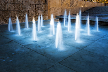 Fountain Illuminated, Rome, Italy