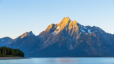 Grand Teton Range And Lake Jackson, Grand Teton National Park, Wyoming, United States Of America