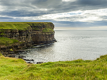 Cliffs Along The Coastline And The North Sea, Duncansby Head, John O'groats, Scotland