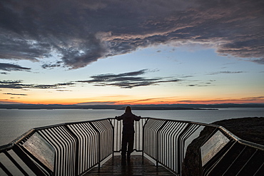 Lookout Over Lake Superior At Sunset, Thunder Bay, Ontario, Canada