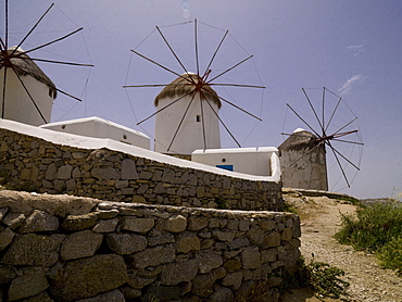 Windmills, Mykonos, Greece