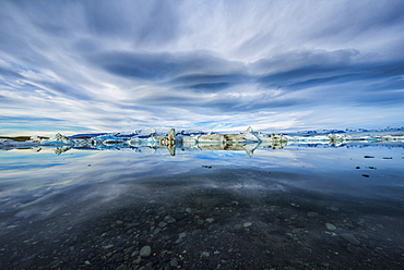 The Icebergs Of The Ice Lagoon Known As Jokulsarlon Along The South Coast Of Iceland, Iceland