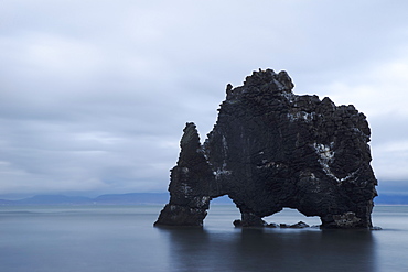 The Sea Stack Known As Hvitserkur, Iceland