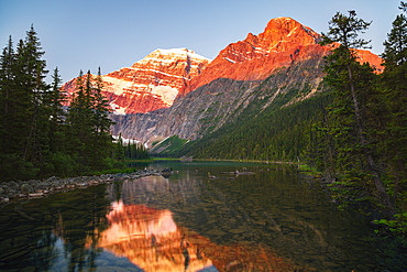 Mount Edith Cavelle In Jasper National Park, Alberta, Canada