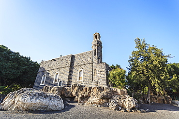 The Church Of The Primacy Of St. Peter On The Northwest Shore Of The Sea Of Galilee, Israel