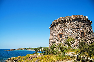 Tower In Portoscuso, Carbonia Iglesias, Sardinia, Italy