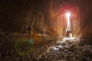 Titus' Tunnel Cuts Through The Solid Rock Of The Mountain In Two Places To Provide A Water Channel To Prevent Flooding, Cevlik, Turkey