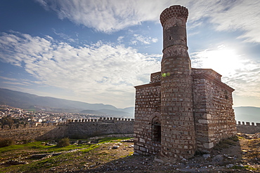 Selcuk Castle And Mosque With Minaret, Ephesus, Turkey