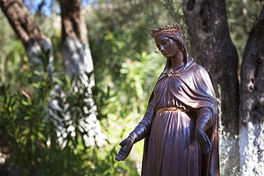 Mary's House, With A Statue Of Mary, Mother Of Jesus, Ephesus, Turkey