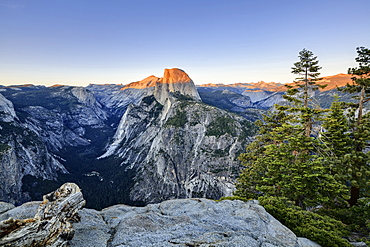 View From Glacier Point At Sunset, Yosemite National Park, California, United States Of America