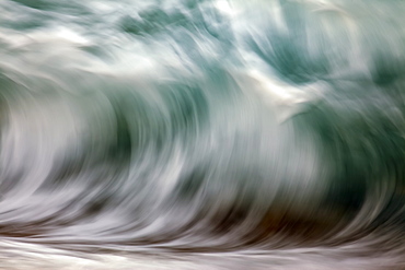 Blur Of The Motion Of A Wave, Hawaii, United States Of America