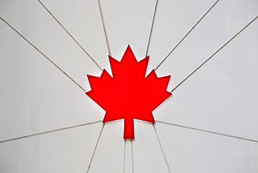 Logo On Canadian Olympic Museum, Montreal, Quebec, Canada